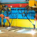 AI-ondersteunde laserlasprocessen moeten in de toekomst een belangrijke bijdrage leveren aan de verbetering van de componentkwaliteit. (foto: Meyer Werft / Michael Wessels)