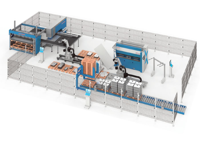 Euromac presenteert een volledig geautomatiseerde productielijn, die in staat is de productietijden verder te optimaliseren.