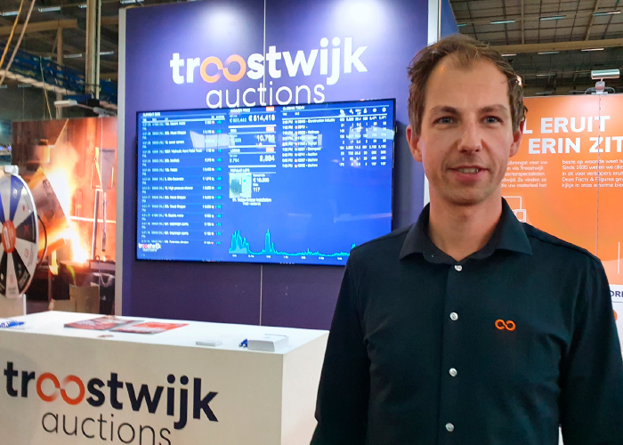 Ruben Vogel, accountmanager Metaal van Troostwijk Auctions: “Op onze inbrengveilingen verkopen we 87 procent van de ingebrachte machines. En de prijzen waarvoor de machines van eigenaar wisselen, zijn ook goed.”