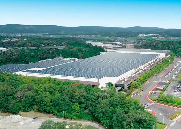 DMG Mori gaat het 130.000 m2 grote dak van de Iga Campus in Japan voorzien van zonnepanelen. (foto: DMG Mori)