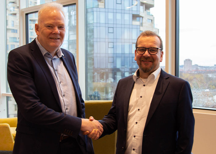 Marco Markus, CEO Tecair, en Mika Virtanen van Air Technology & Electromechanics, de divisie van Dacke Industri, waaronder Tecair nu valt.