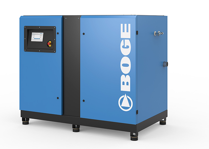 De schroefcompressoren van de S-4-serie van Boge zijn nu ook leverbaar in een compacte variant voor het vermogensbereik van 45 t/m 75 kW.