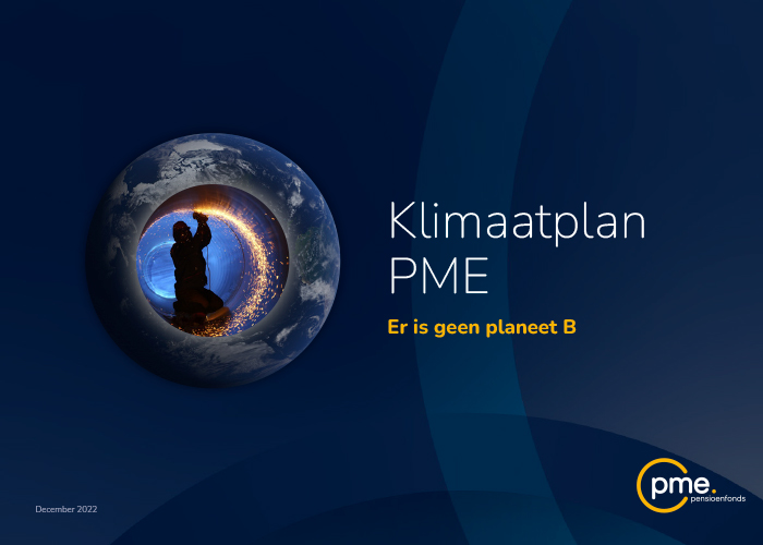 PME heeft zich verbonden aan het Klimaatcommitment Financiële Sector. Met de gepresenteerde actieplannen geeft het fonds invulling aan het akkoord van Parijs en het Nederlandse klimaatakkoord.