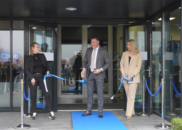 Directeur Guido Segers opent officieel het nieuwe CoLab in Den Bosch.