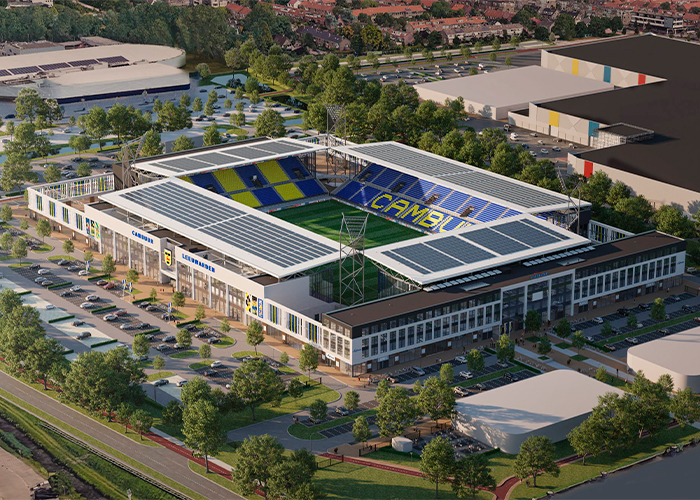 Het Cambuurstadion krijgt een capaciteit van 15.000 plaatsen.