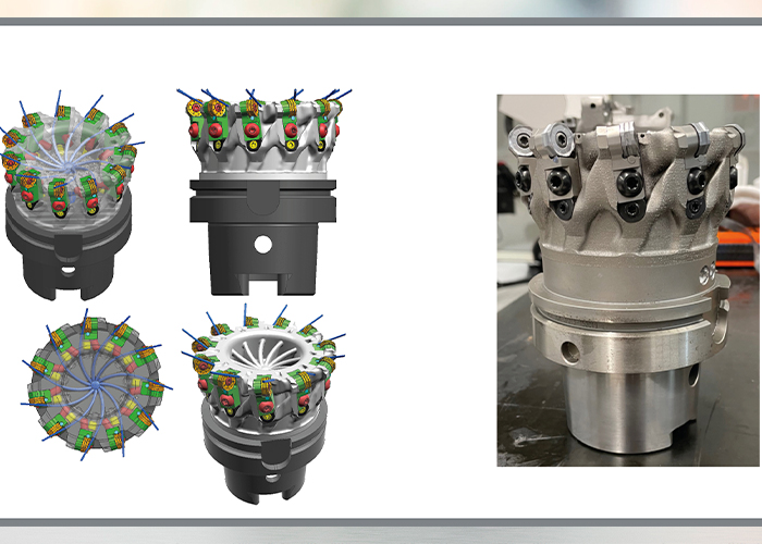 Seco Tools gebruikt additive manufacturing om gereedschappen nieuwe functionaliteiten te geven. Zo zijn de houders van het Jetstream-gereedschap 3D-geprint om de complexe interne koelkanalen aan te kunnen brengen.
