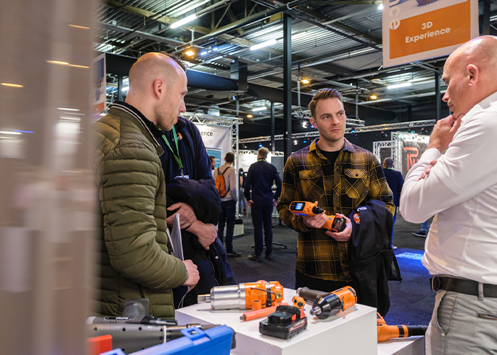 In totaal presenteerden zich op Maakindustrie Expo ruim 120 exposanten verdeeld over vier beurshallen.