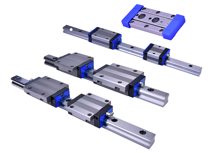 De modellen uit de LSH- en LSD-serie zijn leverbaar voor een railbreedte van 15 tot 35 mm en de miniatuurmodellen uit de LRM-serie voor 5 tot 15 mm.