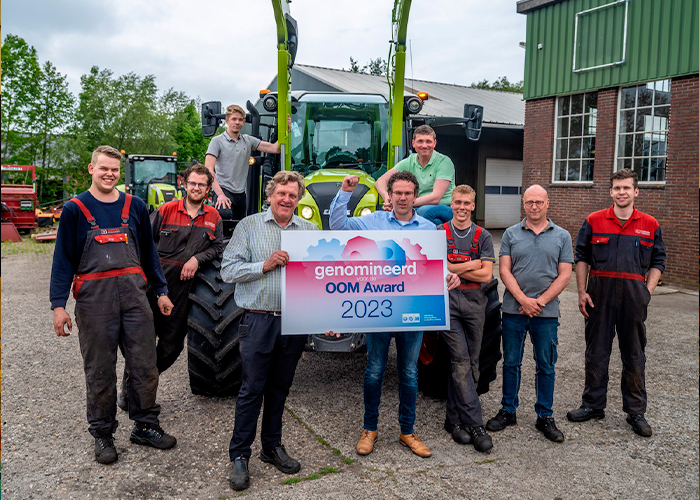 Genomineerd: land- en tuinbouwmechanisatiebedrijf Rietman uit Hasselt. “Het is fantastisch om te zien hoe jonge medewerkers in een paar jaar uitgroeien tot echte vakmensen.” (Foto: Olivier Huisman)