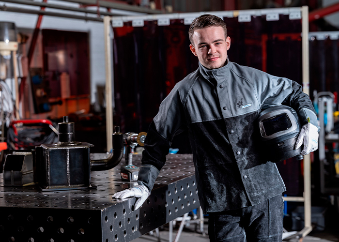 Bart Willems heeft ontzettend veel trainingsuren in zijn EuroSkills-deelname gestoken. “Ik ga er alles aan doen om eremetaal mee naar huis te nemen.” (Foto: Olivier Huisman)