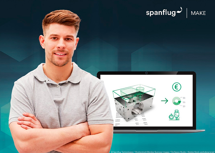 Spanflug Make automatiseert de berekening van productietijden en prijzen voor op maat gemaakte frees- en draaidelen.