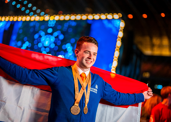 Gouden medaillewinnaar ‘Lassen’: Bart Willems.