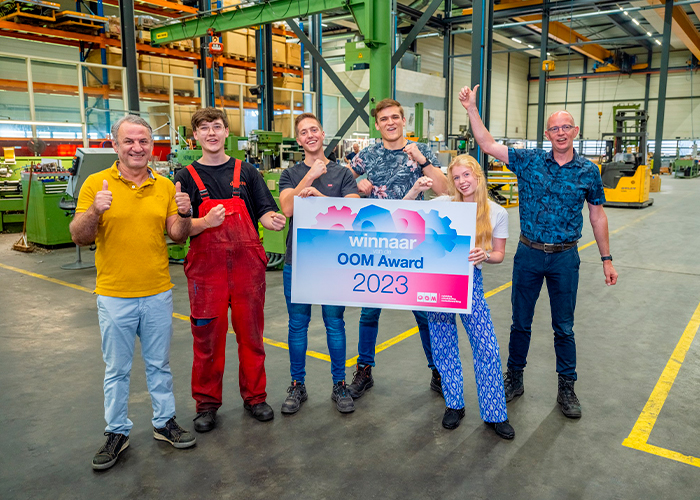De winnaar van de OOM Award in de regio Noord-Nederland: Douna Machinery (Leeuwarden).