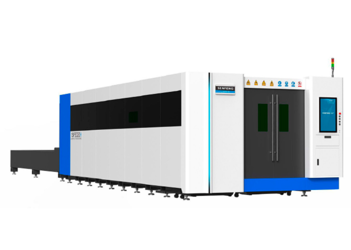 De Senfeng fiberlasers hebben een vernieuwde koppeling tussen de snijkop en de laserbron. Dit resulteert in een stabieler snijproces.