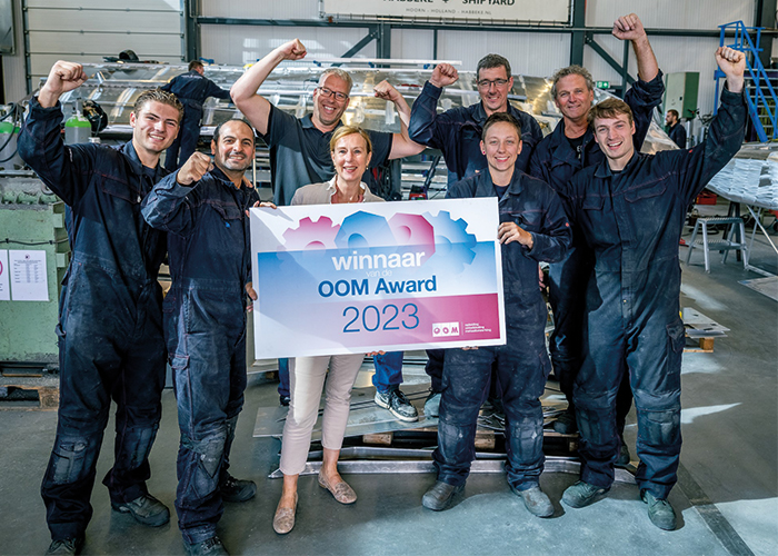 De winnaar van de OOM Award 2023 voor de regio Noord-Holland: Habbeké Shipyard. (Foto: Olivier Huisman)