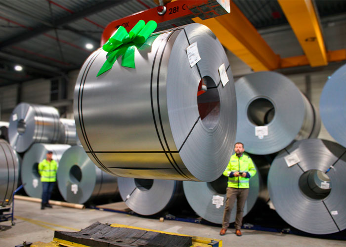 Het duurzame staal is geleverd door ArcelorMittal en wordt door KS Service Center verder verwerkt voor haar klanten.
