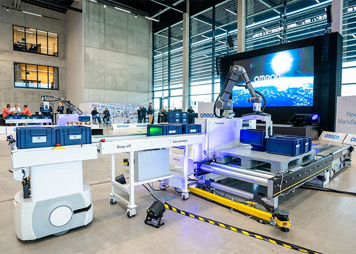 De Europese Flexible Manufacturing Roadshow van Omron toont geavanceerde, real-life flexibele productieoplossingen.
