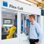 De Flex Cell is geschikt voor componenten met een formaat van 600x400 mm tot en met 70x50 mm. De cel verwerkt dikten van 0,7 tot 6 mm - Buigcel