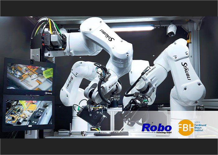 Het Microbot-systeem van Robo-Technology voor de geautomatiseerde assemblage van fotonische modules heeft de Stäubli Award in de wacht gesleept.