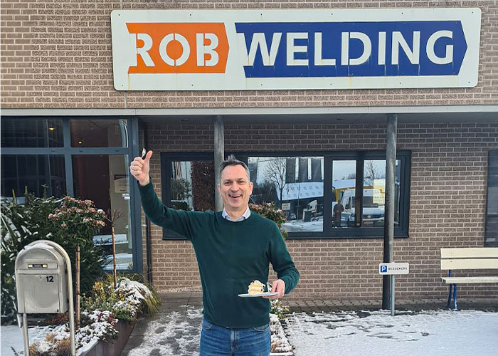 RobWelding-eigenaar Karel van Vlastuin is blij met de erkenning door ABB-Robotics. “We bouwen hele mooie innovatieve projecten met de robots en manipulatoren van ABB, die het goed doen in de markt.