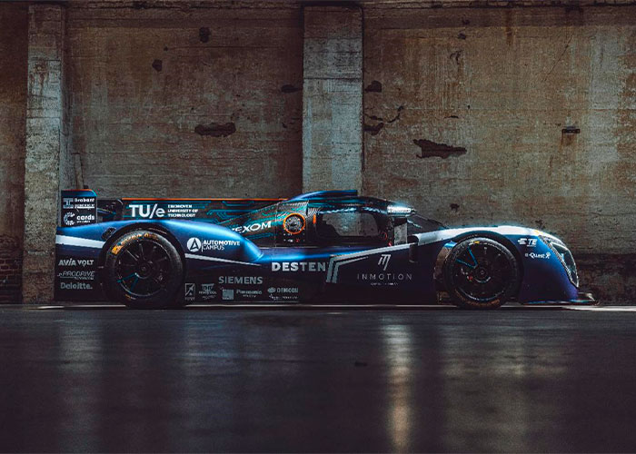 InMotion demonstreert het potentieel van elektrisch tanken in endurance races, met een volledig elektrische endurance raceauto.