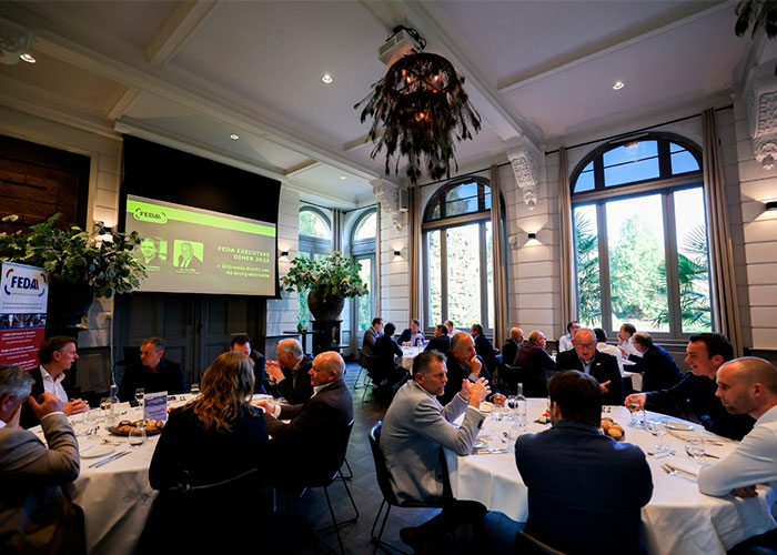 Het FEDA Executive Diner 2023. Dit evenement brengt kennisdeling, inspirerende sprekers, luxe dineren op een prachtige locatie en netwerken met vakgenoten samen.