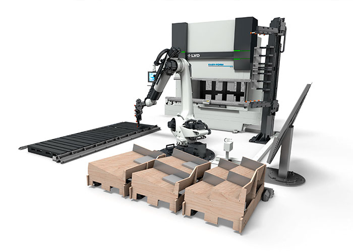 De Belgische machinebouwer presenteert de gloednieuwe gerobotiseerde kantcel Easy-Cell 80/25, een wereldprimeur op de TechniShow. 