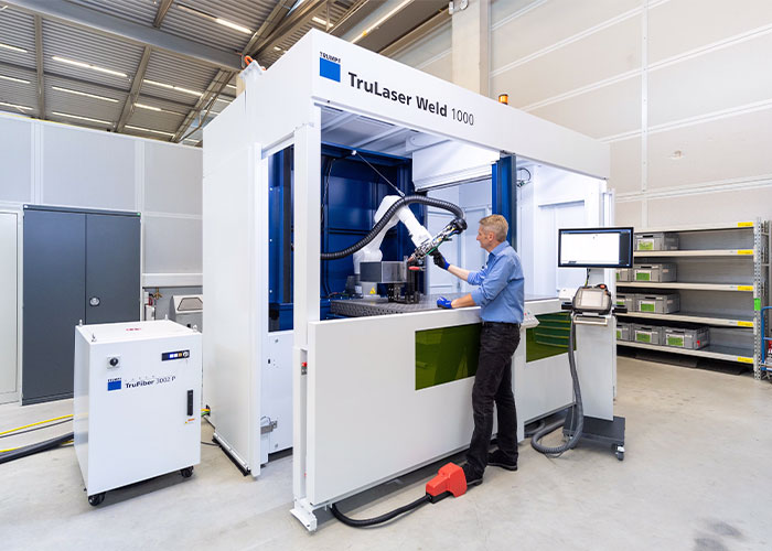 Trumpf zal aan de hand van de TruLaser Weld 1000, een instapmodel voor geautomatiseerd laserlassen, demonstreren.