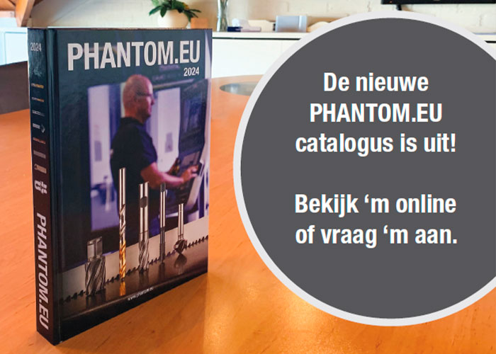 In de papieren editie van Phantom.eu ziet de verspaner herkenbare elementen van de online versie.
