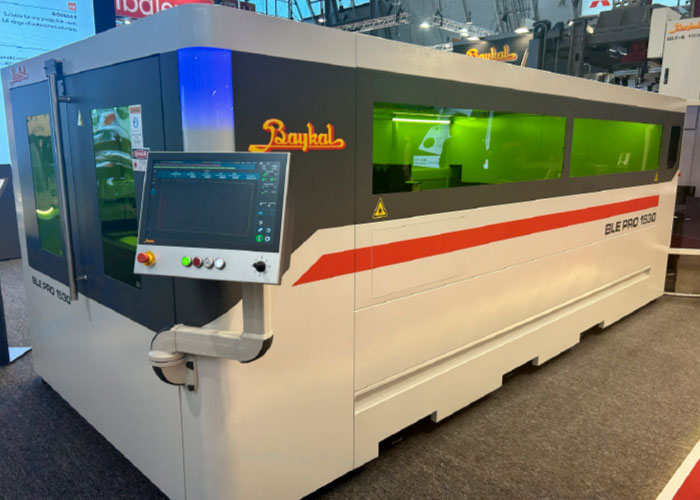 De 6 kW vlakbedlaser BLE Pro 1530 is één van de drie machines die Baykal op de TechniShow presenteert