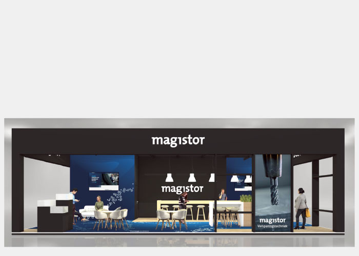 Magistor gaat tijdens de TechniShow in gesprek met bezoekers over de mogelijkheden en voordelen van procesoptimalisatie.