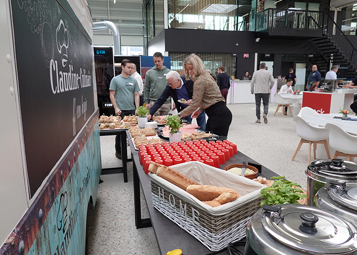 De Pushing the Edge Days waren het eerste evenement in het gloednieuwe pand van Q-Fin Handling Solutions in Bergeijk.