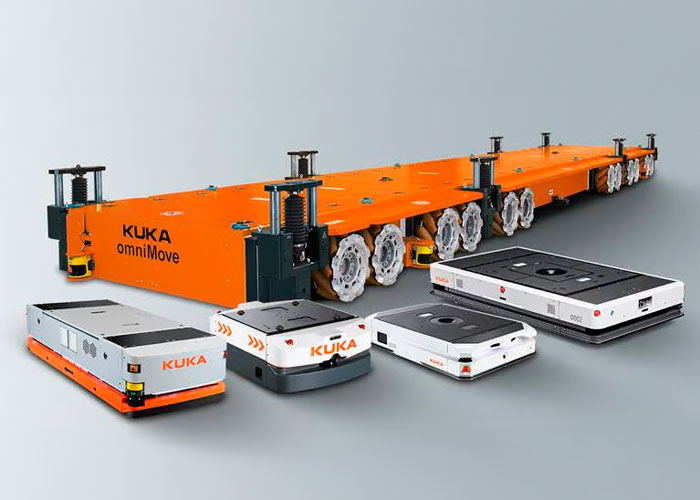 Tijdens het open huis toont Kuka haar nieuw portfolio van mobiele platformen.