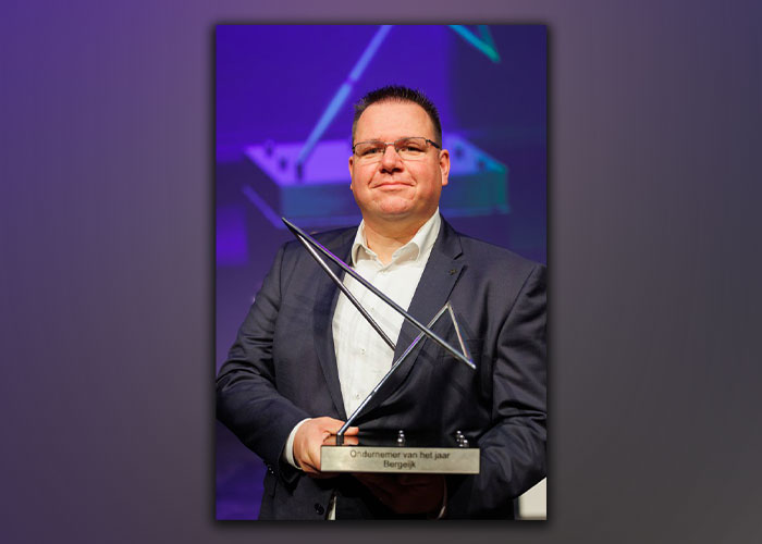 Leo Theuws, Ondernemer van het Jaar in de gemeente Bergeijk.
