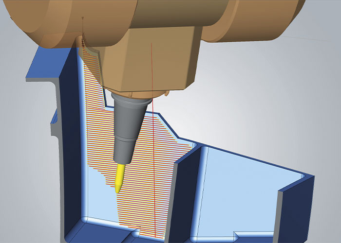 Calculeren met een virtuele machine: nauwkeurigere en geoptimaliseerde gereedschapspaden.