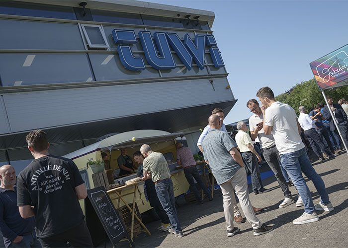 De lunch werd verzorgd door een aantal foodtrucks.