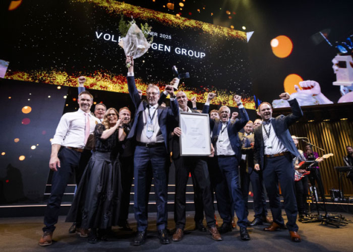 De Swedish Steel Prize was dit jaar voor Volkswagen.