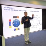 Tijdens het persevenement presenteerde Philippe Bartissol van Dassault Systèmes de nieuwste innovaties binnen het 3D UNIV+RSES-platform. Journalisten kregen demonstraties te zien van toepassingen, die de toekomst van digitale productontwikkeling tastbaar maken.