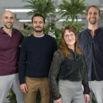 V.l.n.r. Arie Kuiper, Pim Verschuuren, Bente Bak, Laurens Feenstra