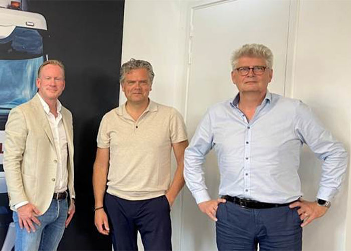 V.l.n.r. Marc van Honschoten, Arent van de Sande en Henk van Grinsven.