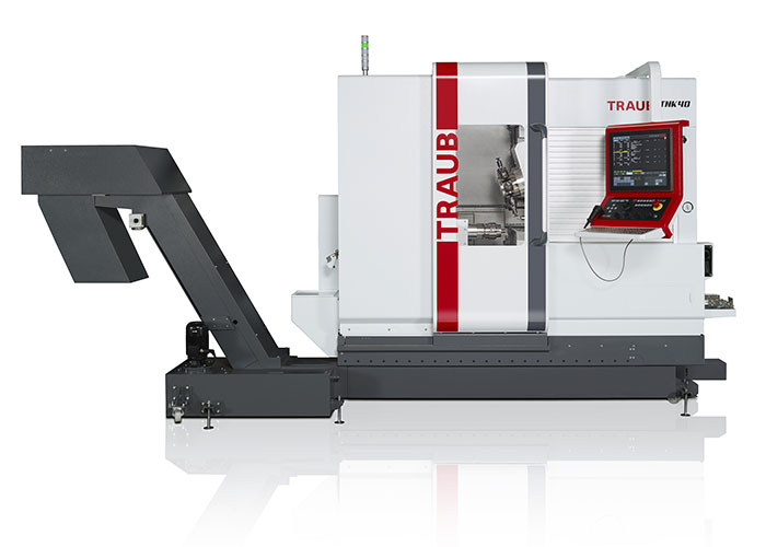 Index-Werke presenteert op de EMO de nieuwe Traub TNK40 kortdraaiautomaat.