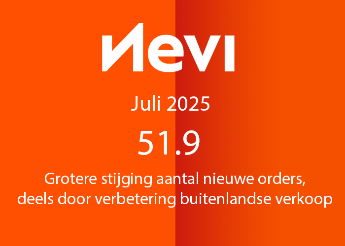 Mede door de grotere buitenlandse verkoop was er in juli sprake van een tweede achtereenvolgende toename van het aantal nieuwe orders, de grootste stijging sinds mei 2024.