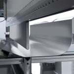 Synchro-Form-afkantpers: de synchro-modules die worden gebruikt voor het automatisch hanteren, positioneren en buigen van zware onderdelen.