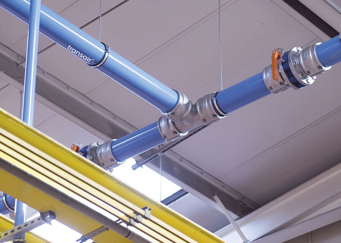 De nieuwe webtoepassing Transair Piping Designer van Parker Hannifin verbetert het ontwerp van persluchtleidingnetwerken.