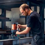 Te zien op METAVAK: de high speed kernboormachine KBE 36 MAGSPEED.