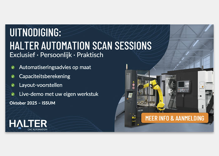 Bedrijven kunnen tijdens de Automation Scan Day een concreet automatiseringsscenario ontvangen, volledig afgestemd op hun eigen machines, werkstukken en processen.