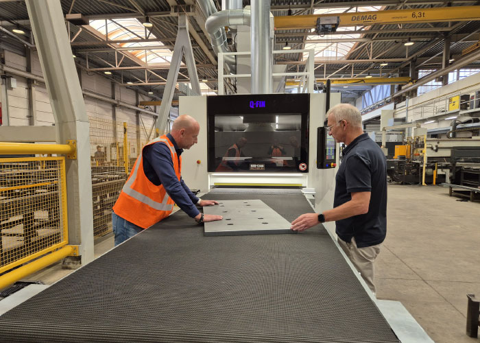 trick van Scherpenseel (links), Sales manager Benelux bij Q-Fin, en directe