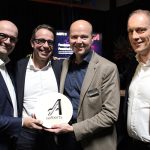 V.l.n.r. Stéphane Simonetta, Oliver Jäger, Rob van Oene, Frans den Houter.