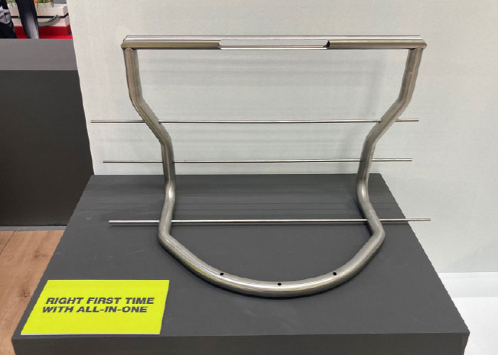 Met de All-in-One technologie van BLM Group worden buizen eerst gesneden en vervolgens gebogen met ongekende precisie. 