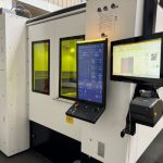 Een door Widenhorn gerealiseerde Shopfloor-oplossing bij een lasersnijmachine.